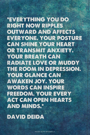 What is the best David Deida quote about #quotes