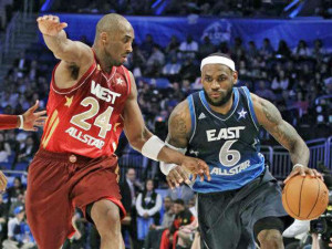 ... LeBron James at the All-Star game. (Chris O'Meara / Associated