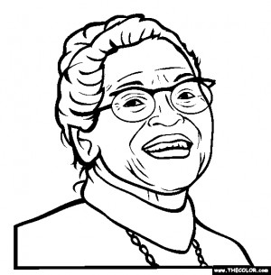 Rosa Parks Coloring Page - image #1