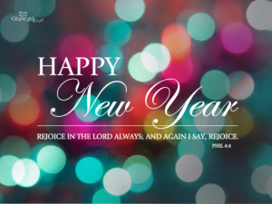 Happy New Year! and Scriptures For A New Year