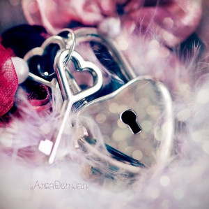 bokeh, feather, heart, hearts, key, lock, love, nice, other, photo