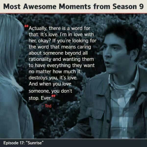 Aww.. Ted Mosby Quote.