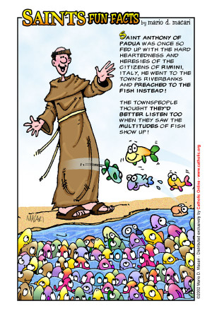 Saints Fun Facts for St. Anthony of Padua