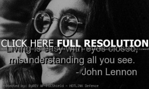 john lennon, quotes, sayings, closed eyes, life, real
