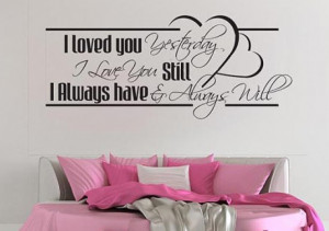10 Most Romantic Wall Decal Love Quotes for Your Bedroom