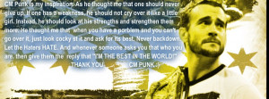 CM Punk is my inspiration by MasroorWCW
