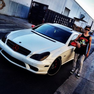 Nyjah Huston customized his white Mercedes-Benz CLS recently. Nyjah ...
