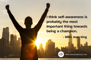 ... most important thing towards being a champion. – Billie Jean King