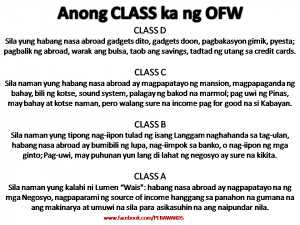 ... 10151395516877974 2111869249 n OFW Quotes : Anong Class ka ng OFW