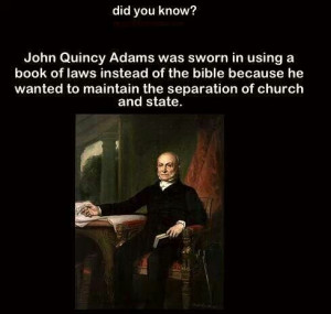 Separation of church and state.