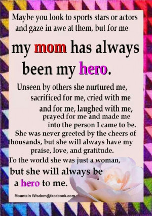 My Mom - My Hero