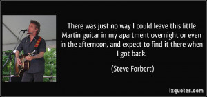 More Steve Forbert Quotes