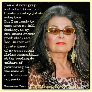 this meme today. I'd forggoten all about this lady. Roseanne Barr ...