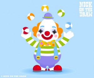 Man Juggling His Time Stock