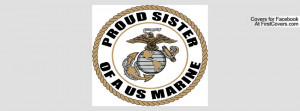 Proud Marine Sister Profile Facebook Covers