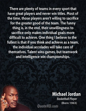 Good Teamwork Quotes Michael jordan quotes