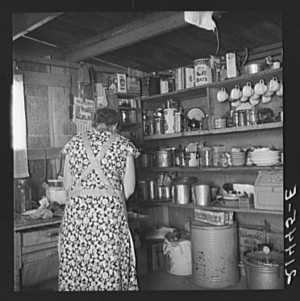very ordinary, and typical, American kitchen in 1939. No mixers or ...