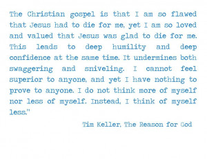 Tim Keller ~ The Reason for God
