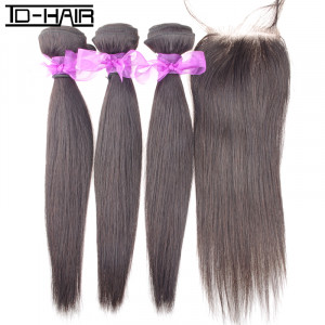 straight weave natural black unprocessed virgin brazilian human hair