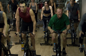 ... left) and Simon Pegg hit the gym in Run, Fat Boy Run . (Picturehouse