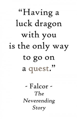 ... Neverending Story Bastian Childlike Empress Movie Quote Art Print