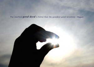 There is a wonderful mythical law of nature that the three things we ...