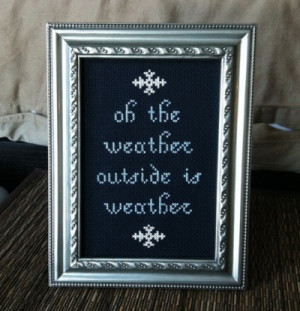 … cross stitch quote from Forgetting Sarah Marshall ” Paul Rudd ...