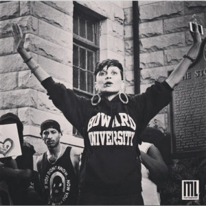... Women supporting Michael Brown and Ferguson, Missouri, on Instagram