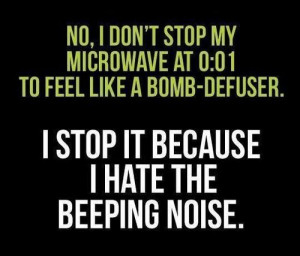 ... Quotes ~ words bomb microwave no green black white funny cool Quote