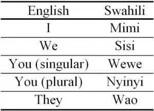 swahili phrases and this week we begin learning swahili pronouns