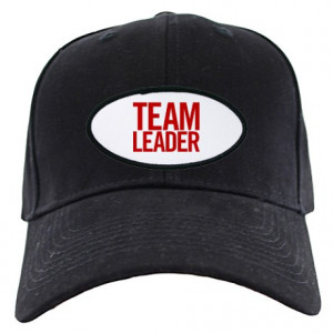 Gifts > Hats & Caps > Team Leader Black Cap