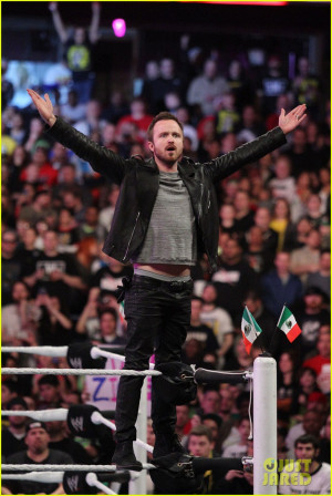 Aaron Paul Has a 'Need for Speed' on WWE's Monday Night Raw