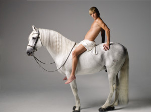 Hung like a horse: Sasha Baron Cohen as gay Austrian fashionista ...