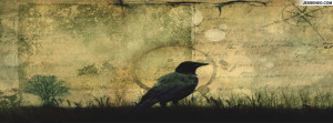 Vintage Crow Facebook Cover