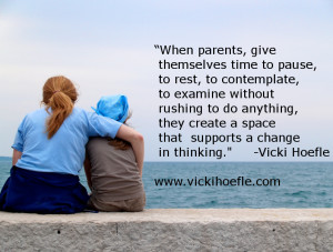 ... had her second child, the conversation turned to parenting ruts