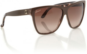 Gucci Ladies Brown Havana Sunglasses Lyst