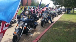 Hundreds of bikers show to defend 9 year-old tornado victim's funeral ...