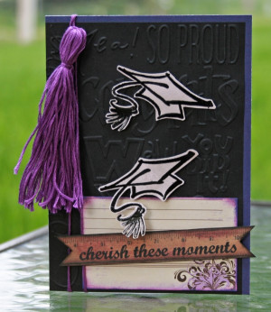Cherish These Moments - Graduation card with Quick Quotes
