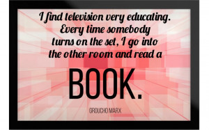 always prefer reading a book in my leisure time over watching TV ...