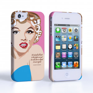 ... Quote Cases / Caseflex iPhone 4/4s Marilyn Monroe ‘Fear is Stupid