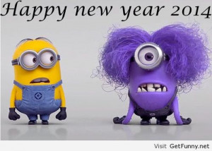 Happy new year 2014 wallpaper minions - Funny Pictures, Funny Quotes ...