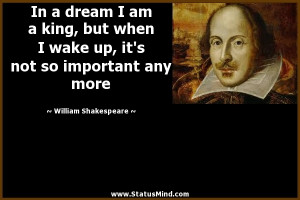 ... so important any more - William Shakespeare Quotes - StatusMind.com