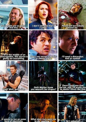 IamKyon The Avengers Quotes