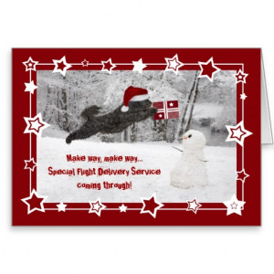 Funny Dog Christmas Card