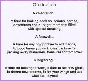 graduation poem