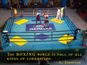 Boxing Quote: The boxing world is full of all...