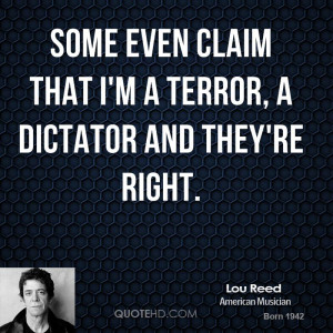 Lou Reed Quotes