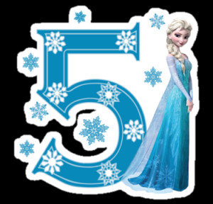 happy 5th birthday frozen