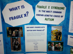Spreading the (Fragile X) word at an autism event