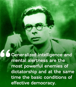 Aldous Huxley on drugs and democracy